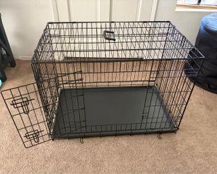 Top Paw Double Door Folding Dog Crate