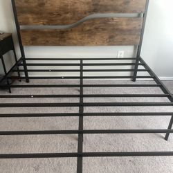 Bed Frame and Mattress