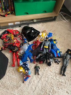 Lot of Superhero toys