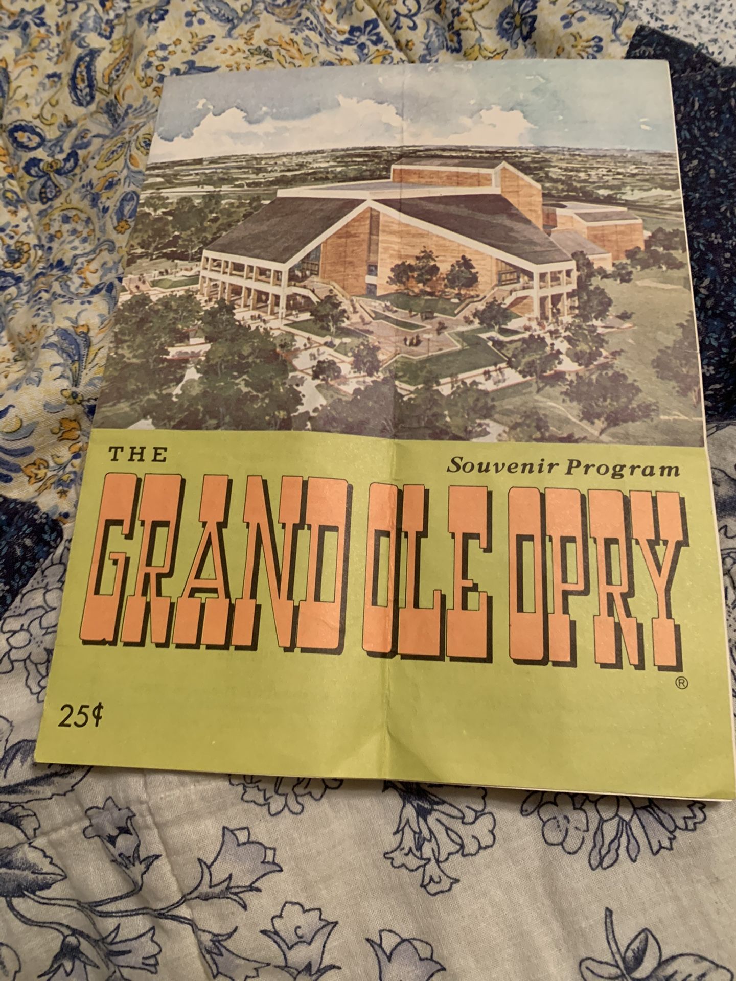 Grand Ole Opry Souvenir Program