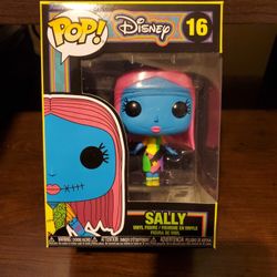 Disney Nightmare Before Christmas Sally Black Light Funko Pop #16