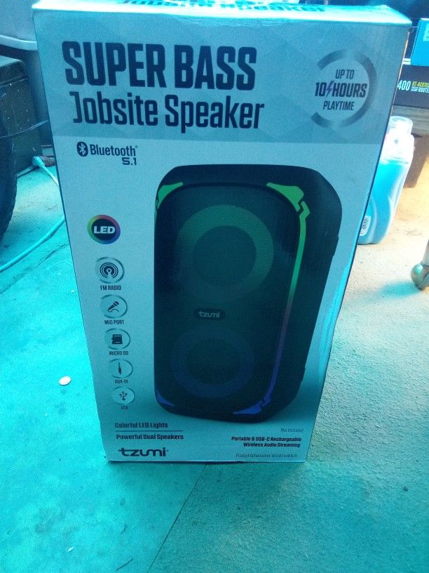 Tzumi Bluetooth Portable Speaker 