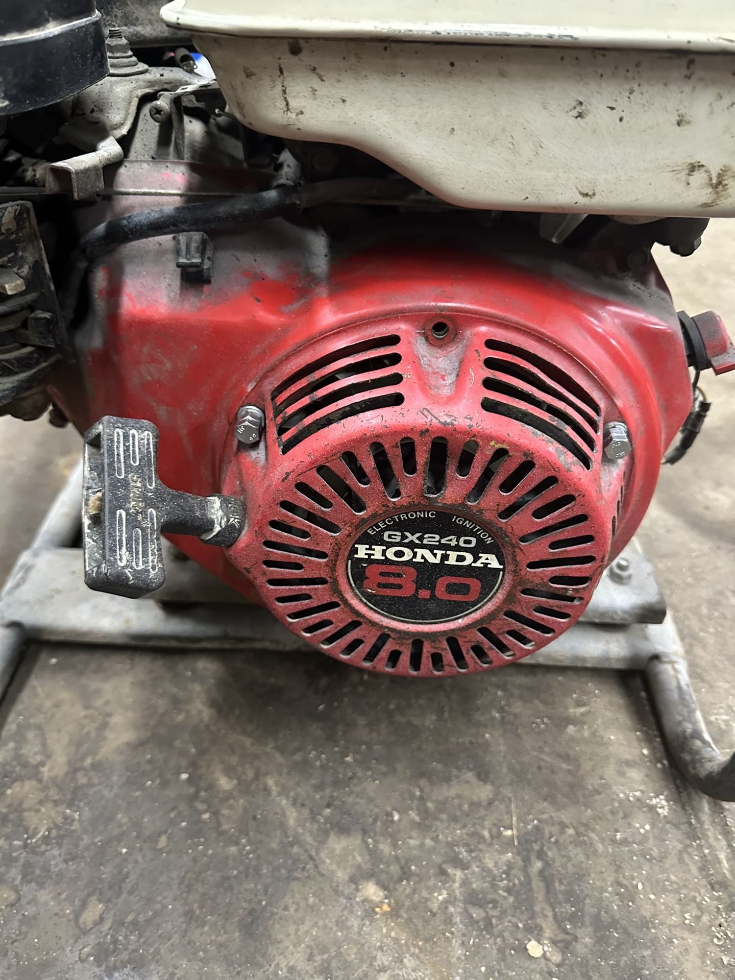 Honda Trash Pump 3”. Used Starts Second Pull