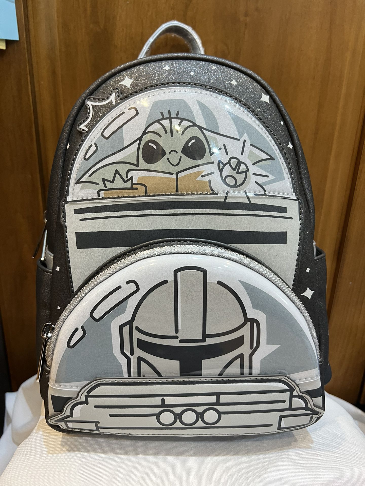 Mandalorian Baby Yoda Loungefly Mini Backpack