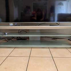 Glass TV Stand / Media Console — Fits 75” TV