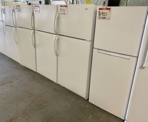 Wide Variety Of Used 24” And 28”width White Top&bottom Fridge +10% Discount Off 
