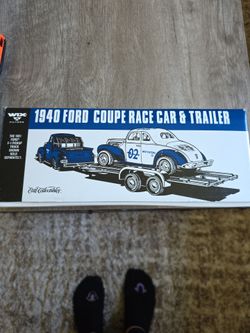 1940 Ford Coupe Race Car &Trailor