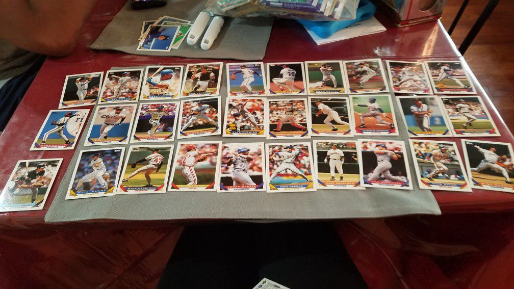 37 Baseball Trading Cards