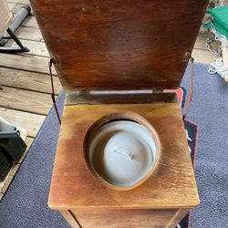 Vintage potty chair portable Mass