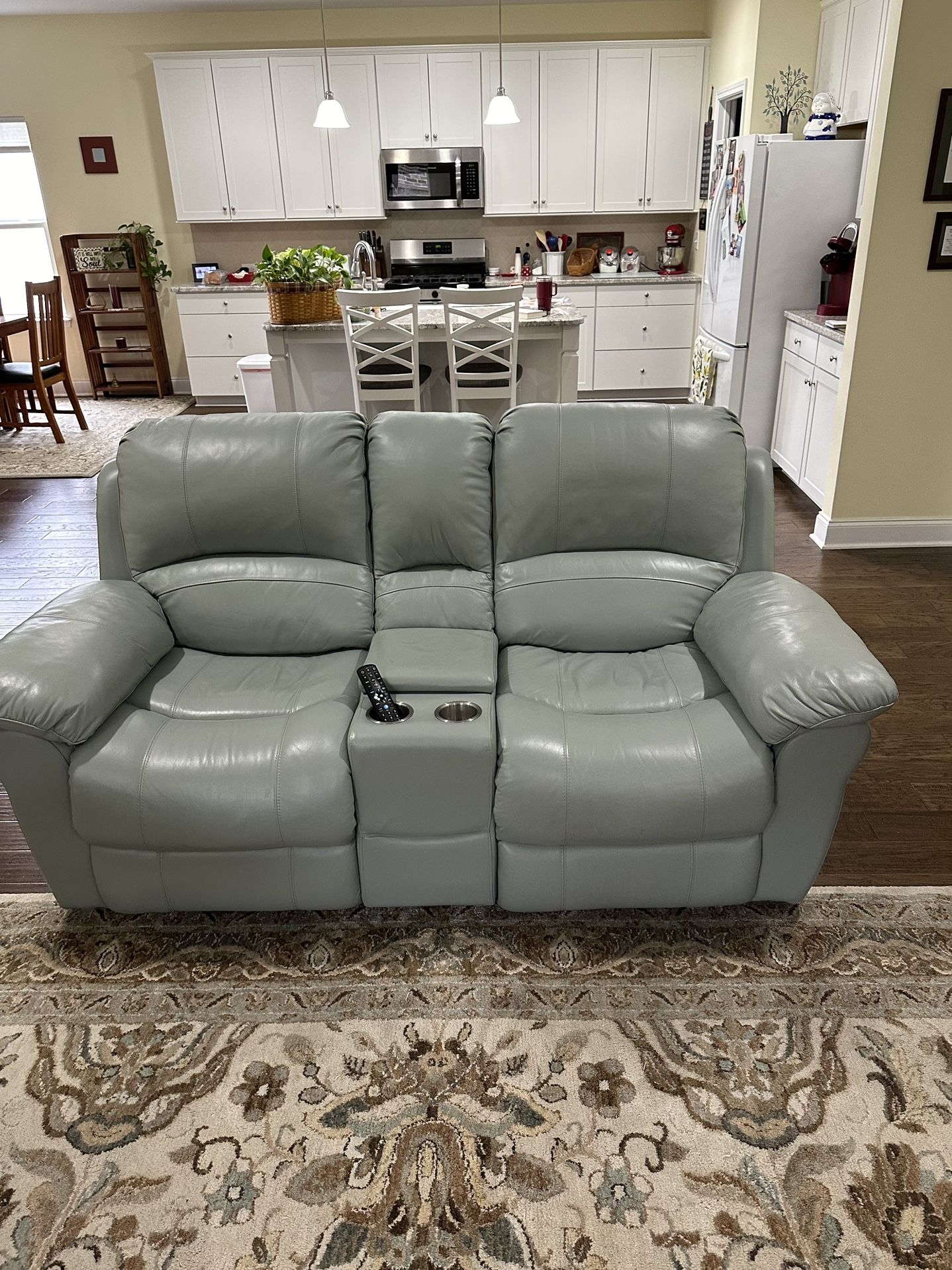 Electric Power Leather Recliner