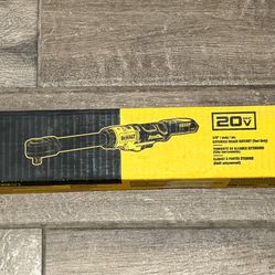 Brand New DEWALT 20v Atomic Brushless 3/8” Extended Ratchet Tool Only 