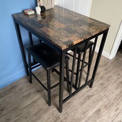 Tall Table And Stools 