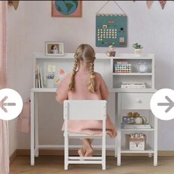 KIDS DESK AND CHAIR SET ASSEMBLED