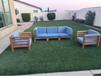 Patio couch and chairs