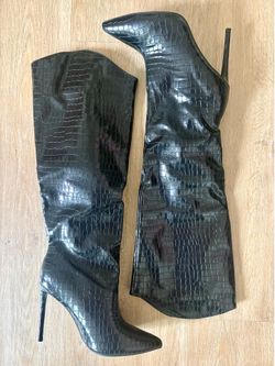 **NEW** Knee High Pointed Toe Stiletto Boots