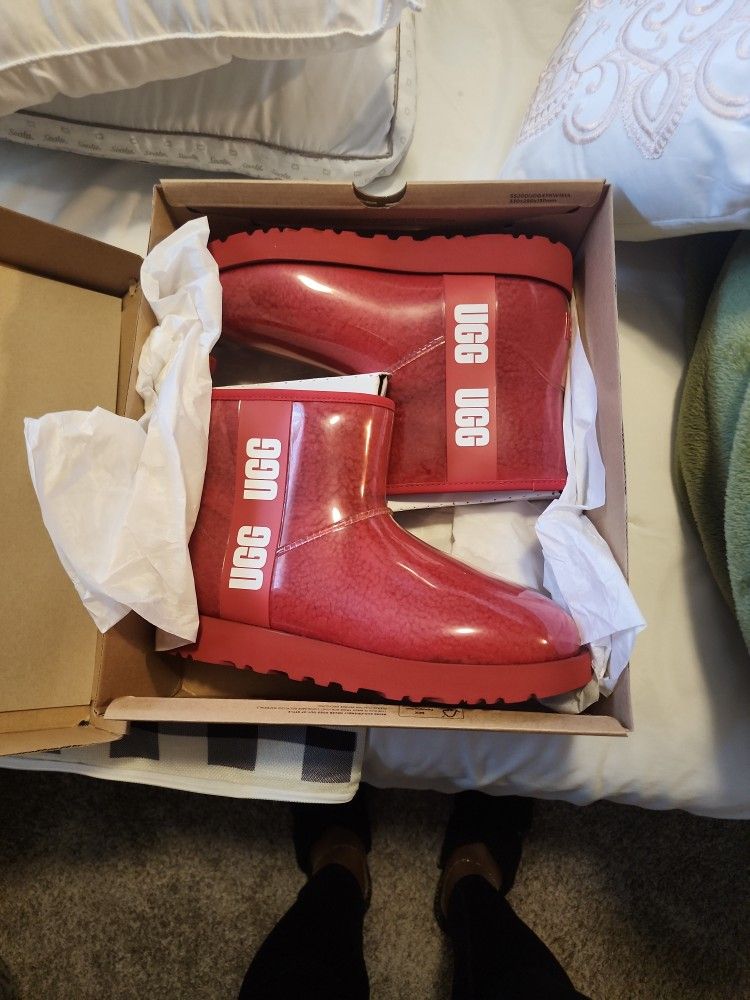 Red UGG Boots (New)