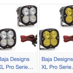 New: Pair Of Baja Designs XL PRO POD Lights Yellow Or Clear (We Finance)