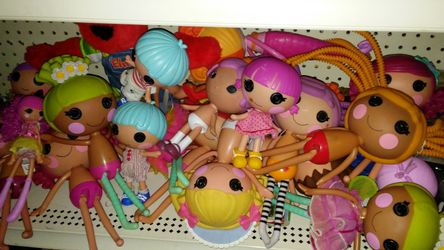 Lalaloopsy dolls $4 to $8 each