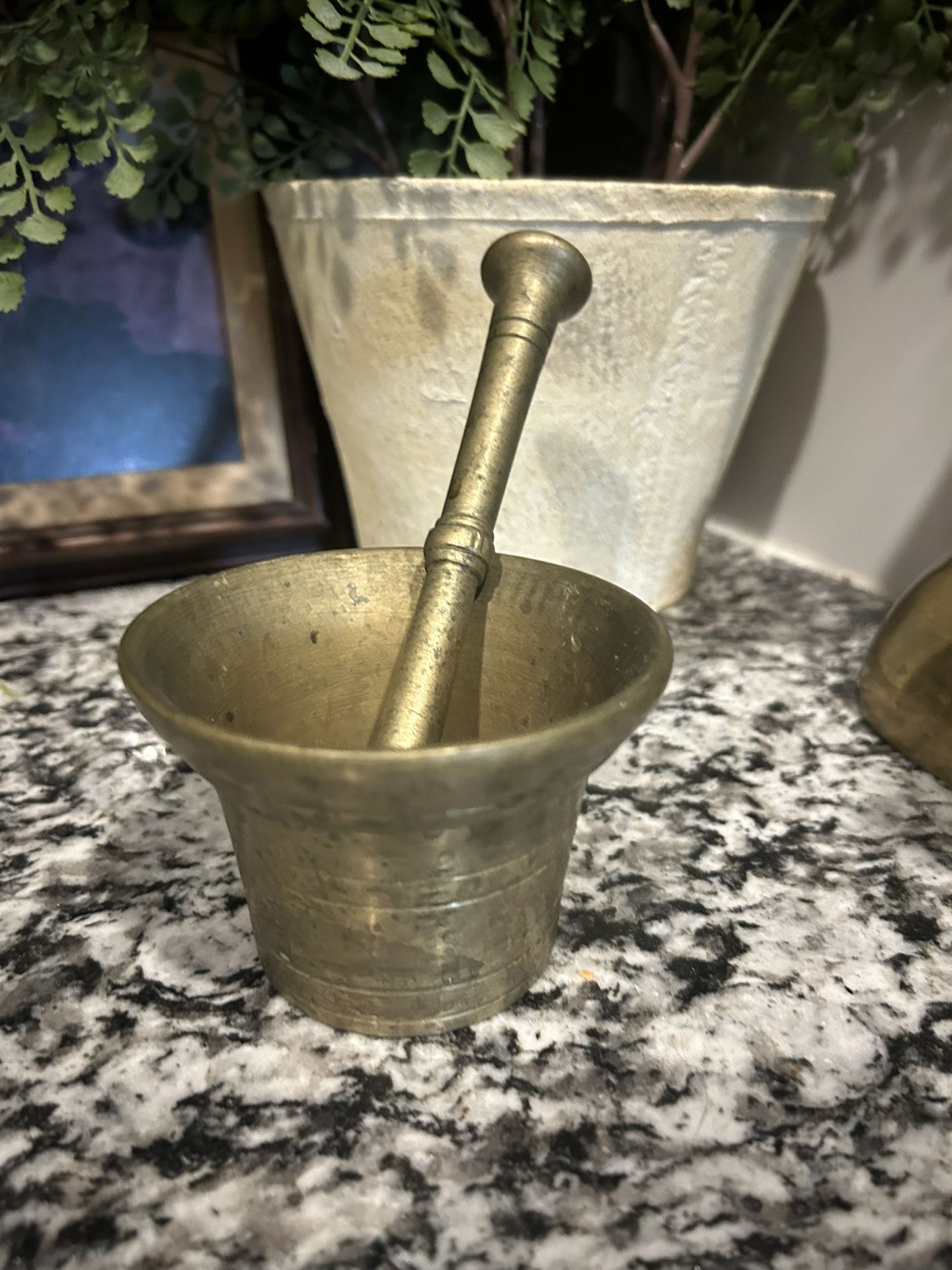 Brass Mortar & Pestle Vintage