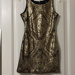 Gold Sequined Dress Size 1-2