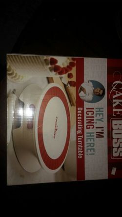 Cake boss turn table