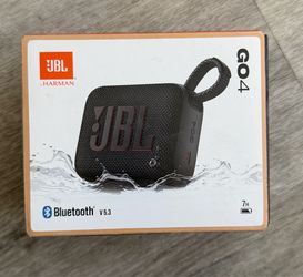JBL Go 4 Portable Bluetooth Speaker - Black - Brand New Sealed