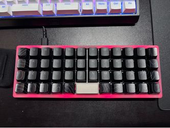 Custom built plank style 40% keyboard