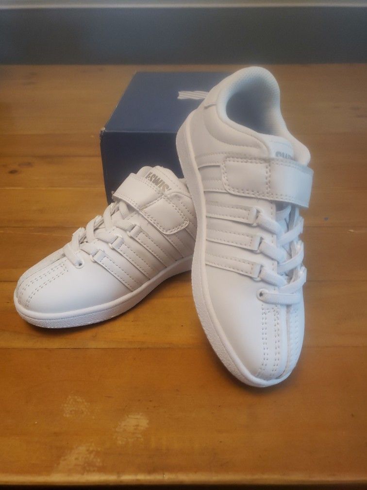 New In The Box White K-swiss Childrens Size 13