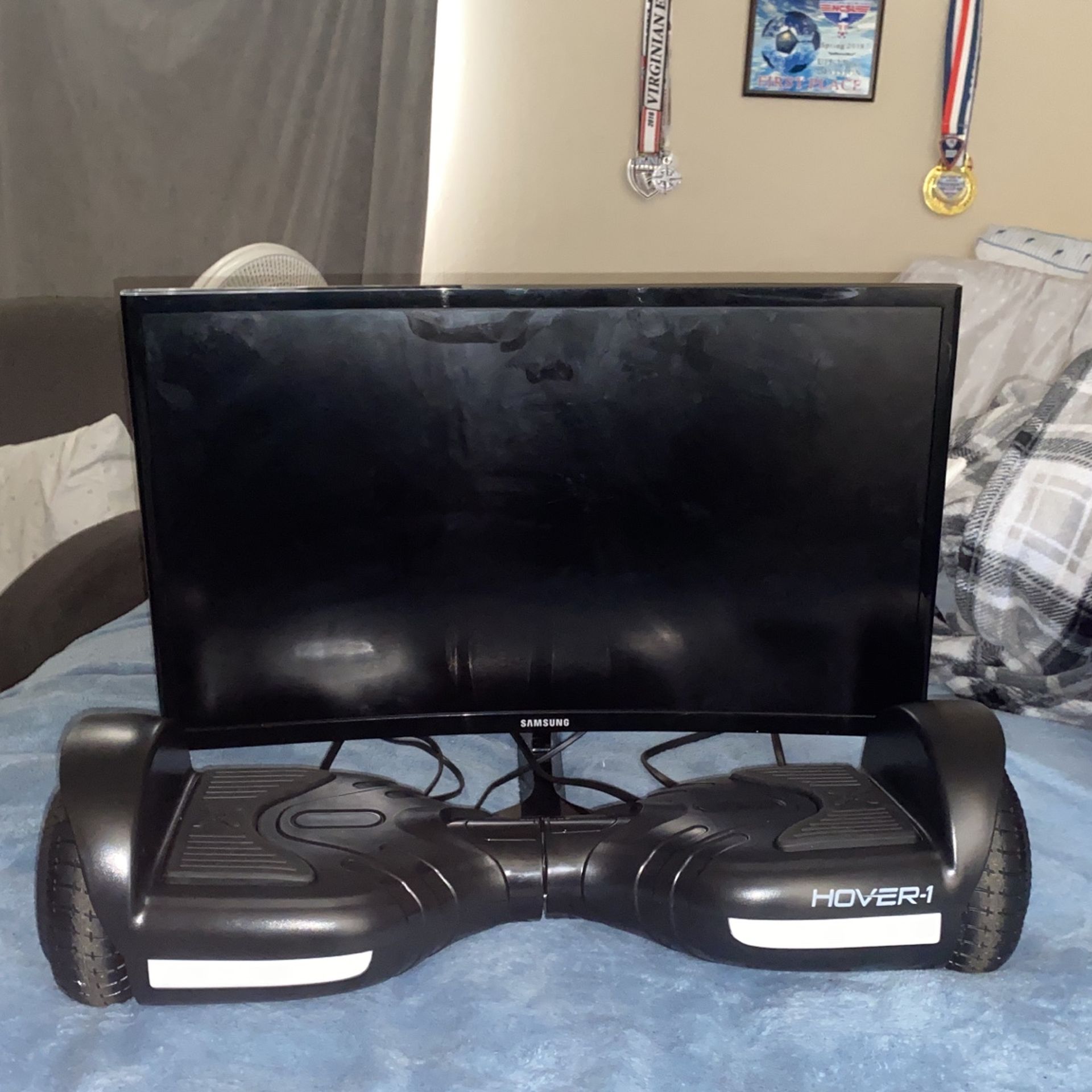 Samsung Curved Monitor,hoverboard