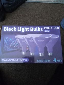 Black light bulbs