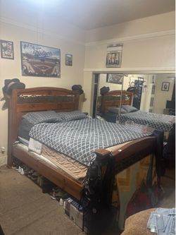 Queen bed frame