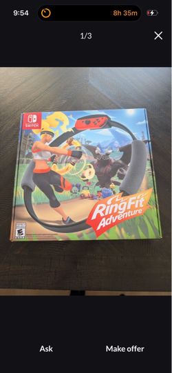 Nintendo switch ring fit adventure NO GAME