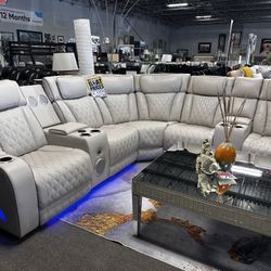 Amazing Reclining Sectional! $2599 🏠☎️⭐️