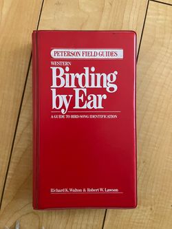 Western Birding By Ear Peterson Field Guides Audio Book with 3 Cassette Tapes