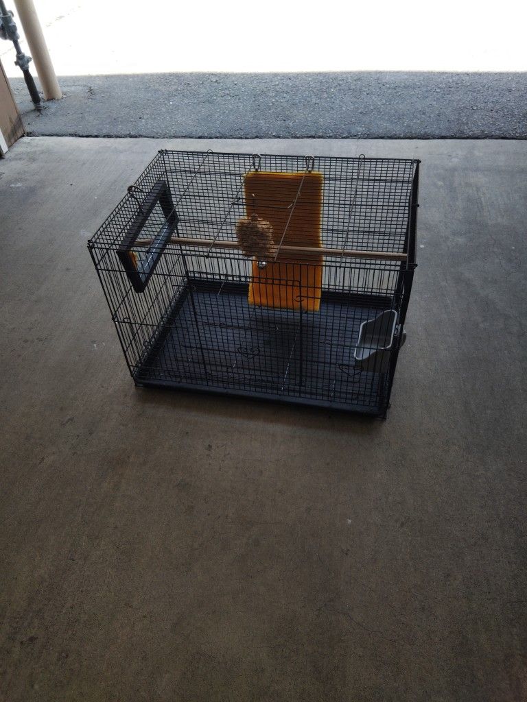 Bird Cage Original Black Color Nice Size All You See 20 Dollars
