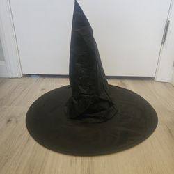 Black Halloween Witch Hat