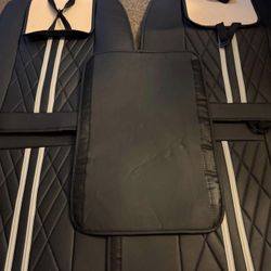 2024 TOYOTA TACOMA  DOUBLE  CAB BLACK & GRAY CAR SEAT COVERS