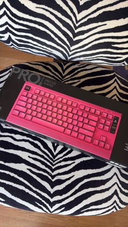 Logitech pro X2 rapid pink keyboard