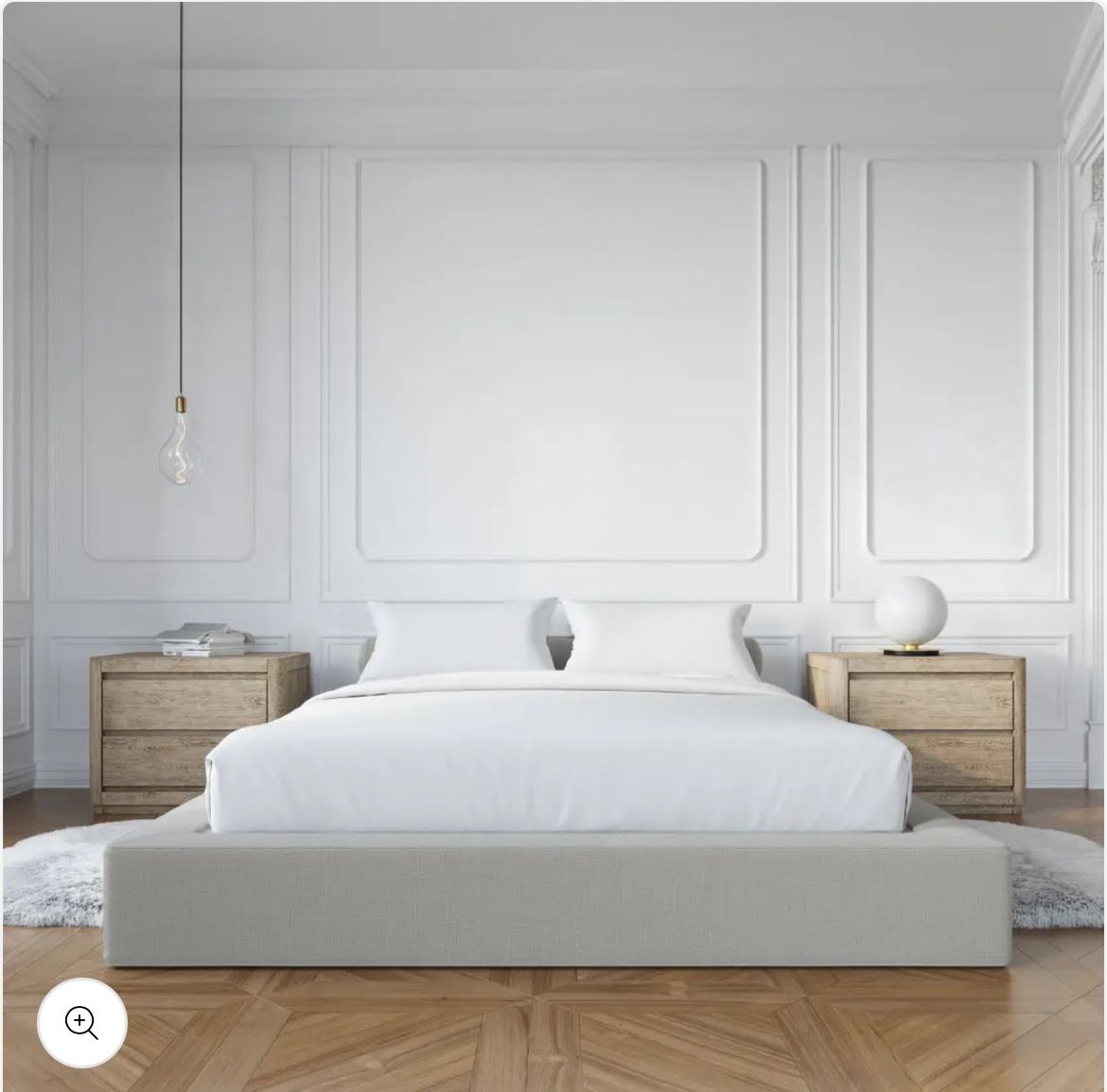 SoftFrame Ultra Bed Frame Queen (BOX FRAME and BOLSTER PILLOW INCLUDED)