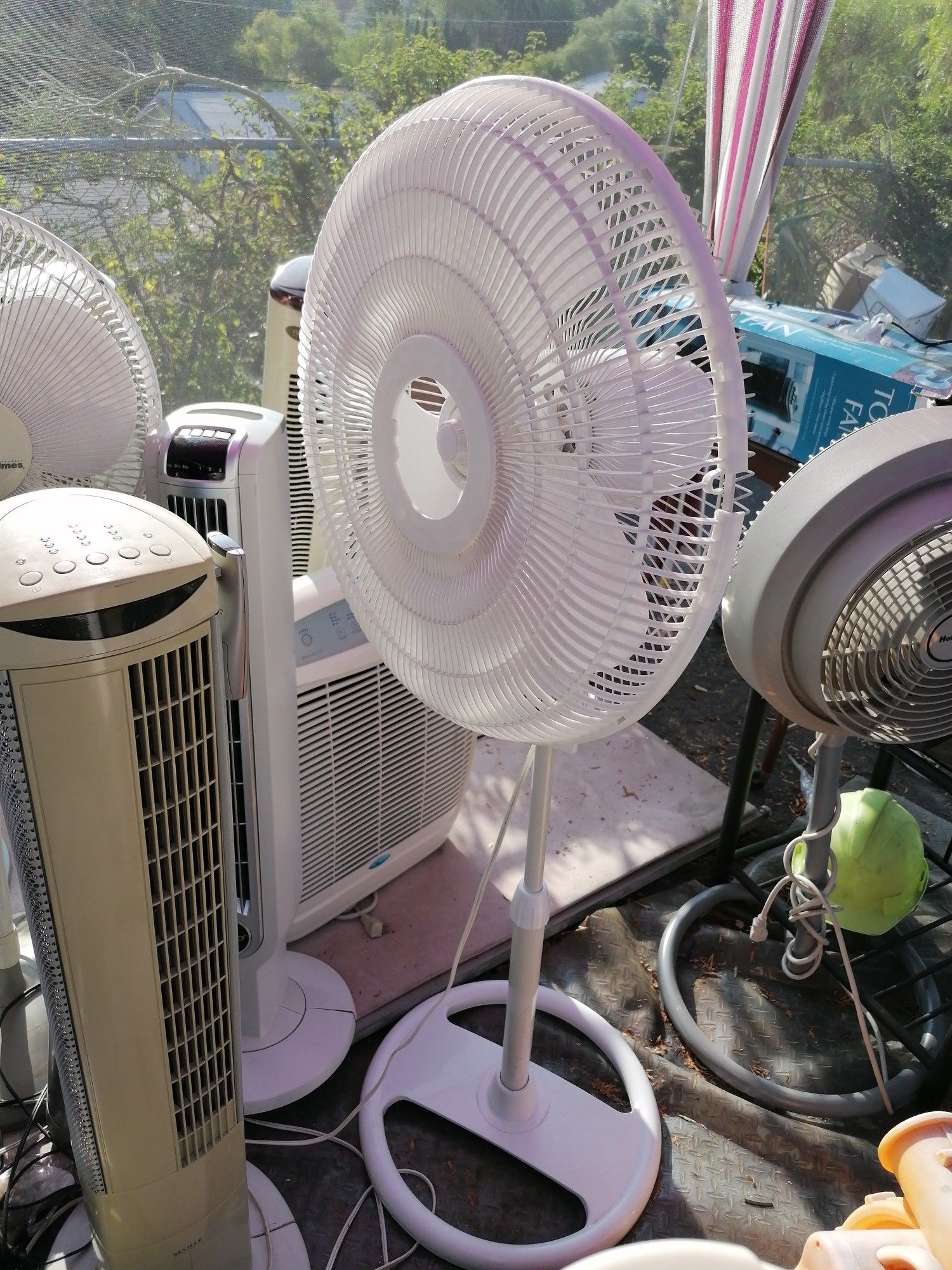 Like new 3 speed Pedestal Oscillating fan