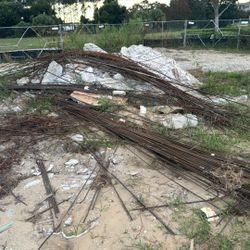 rebar $100 takes it all,   100s of pieces 20ft