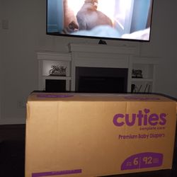 Cuties Diapers Size 6. 20$