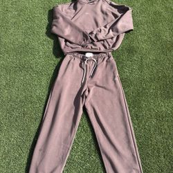 Brown Nike Hoodie Set