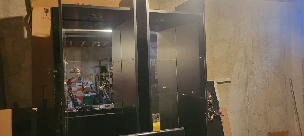 Large TV Stand Entertainment Center