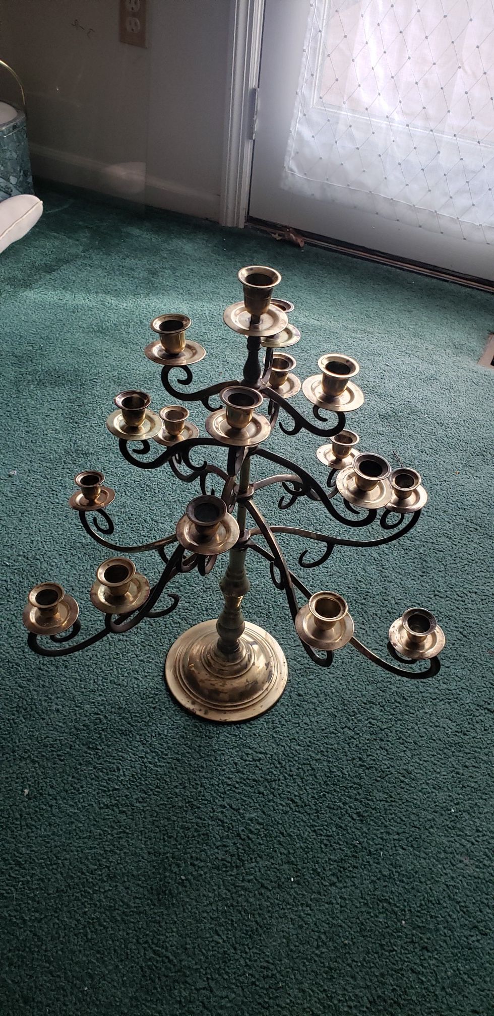 Candelabra vintage 17 great patina