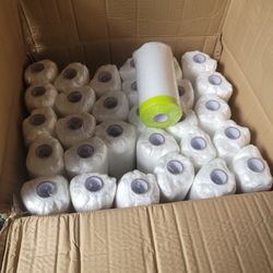 Pre-Taped Masking Film