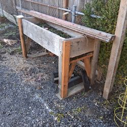 Raised Strawberry Box With Plants 
