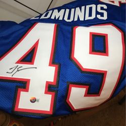 Tremaine Edmunds Signed Jersey (Beckett)