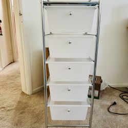 5 Drawer Rolling Cart 