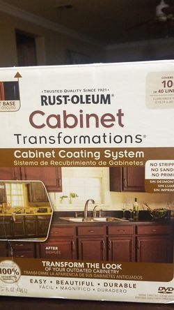RUSTOLEUM CABINET COATING SYSTEM.